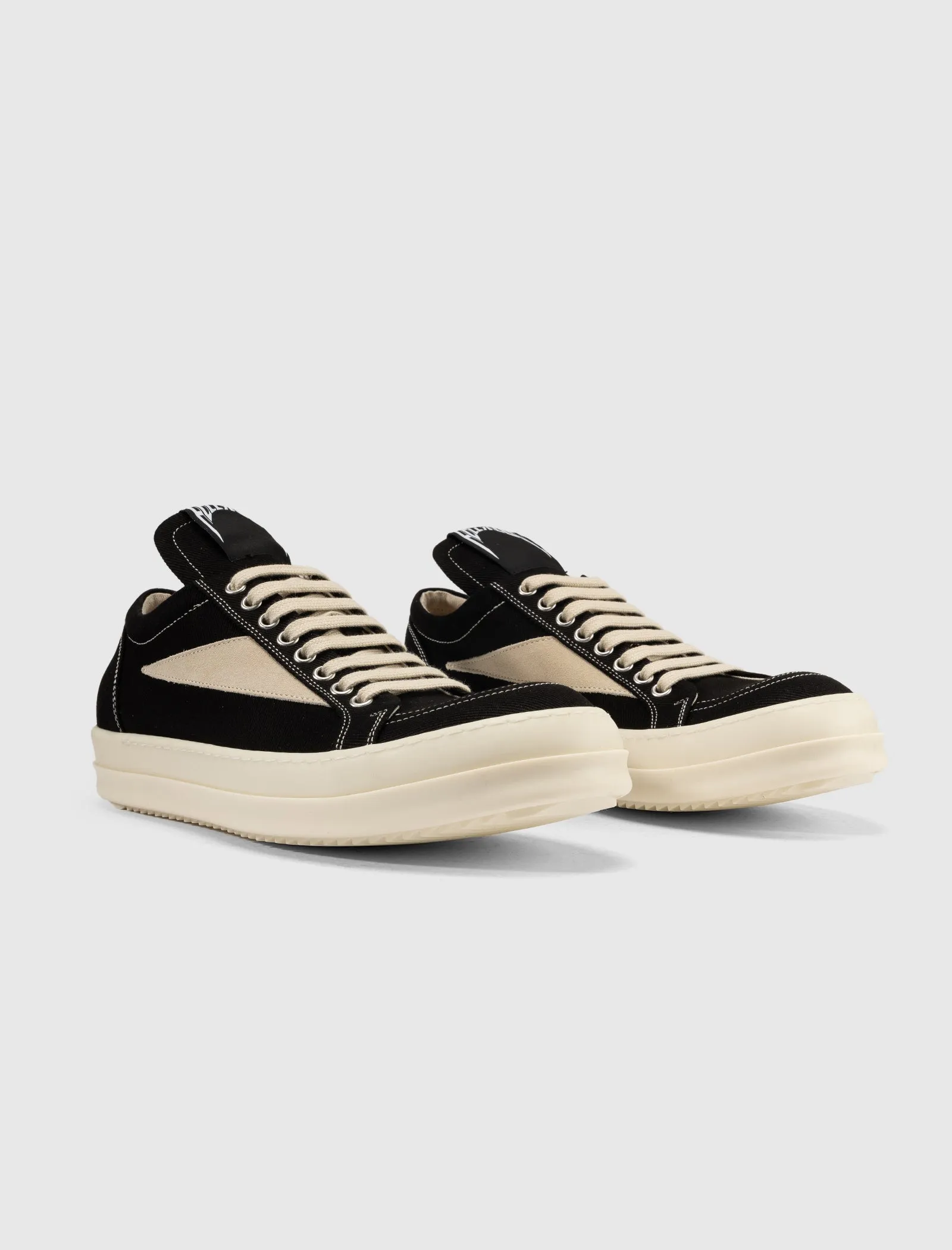 Running Elegant Mood DENIM VINTAGE SNEAKERS "BLACK/MILK"