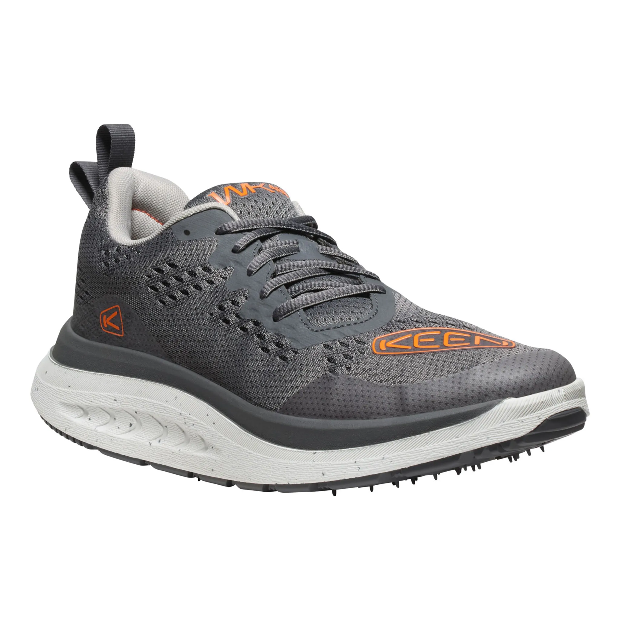 Seamless Fit Outdoor Explorers Men's WK400 Walking Shoe Steel Grey/Scarletbis