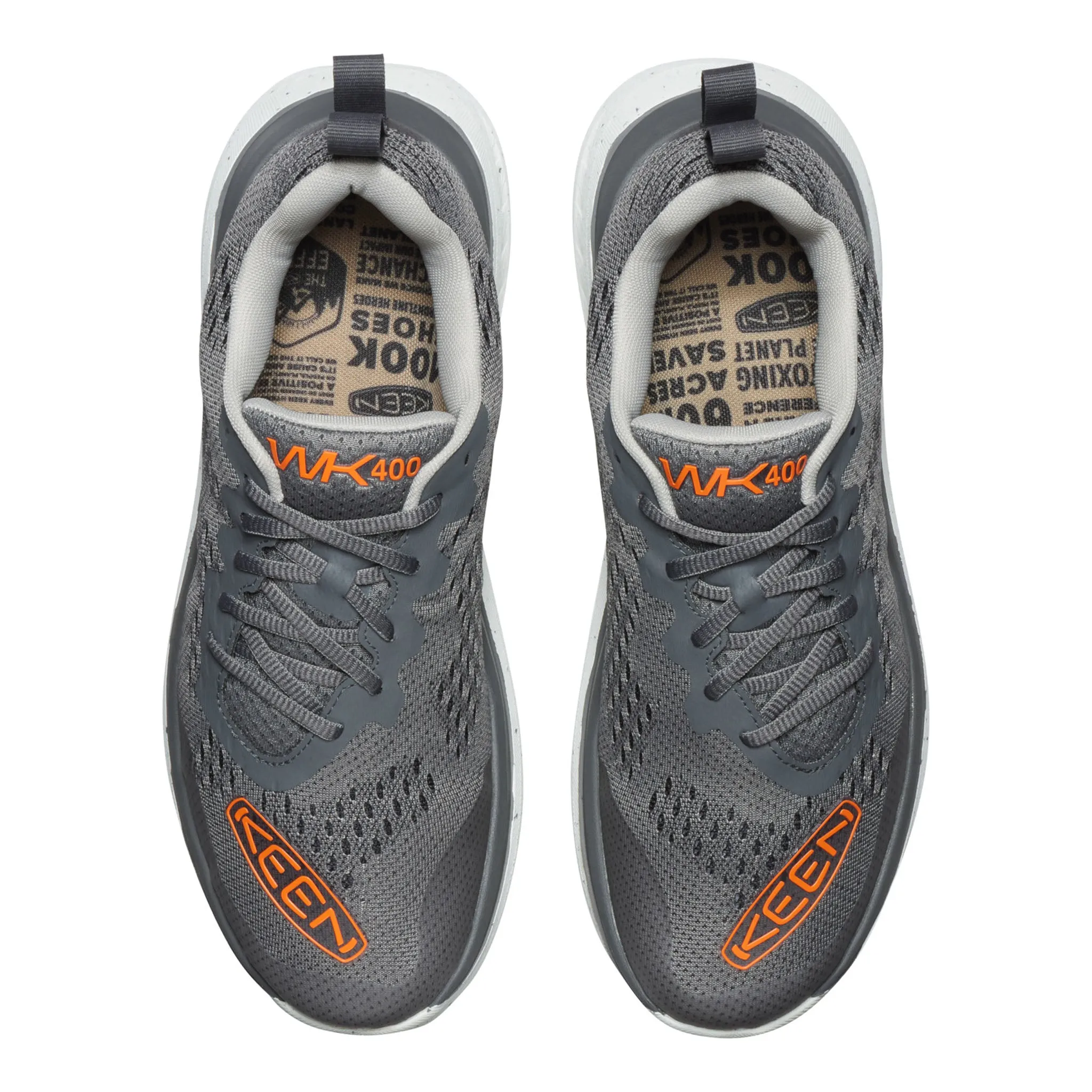 Durable Build Minimalist Fans Men's WK400 Walking Shoe Steel Grey/Scarletbis