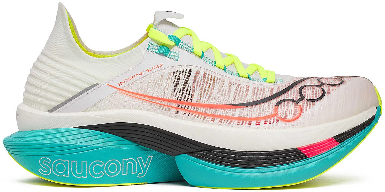 Saucony Endorphin Elite 2 Running Shoes - White Month Strong Sand Move