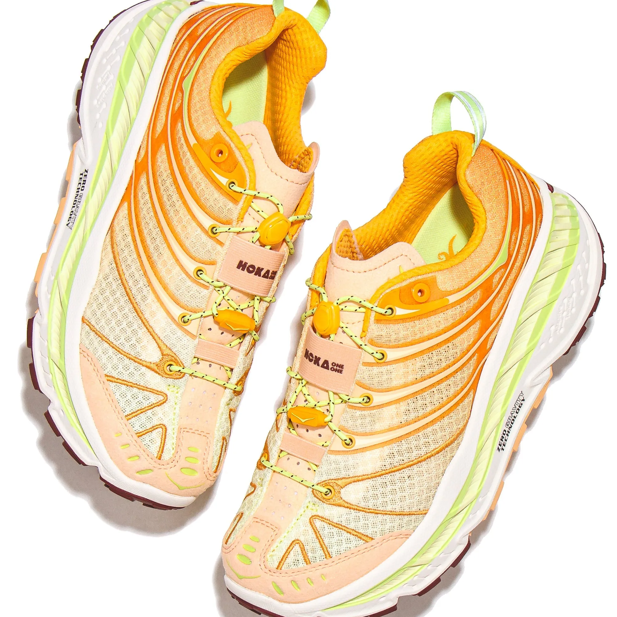 Foam Lining Trail Running Hoka One One Unisex Stinson EVO OG Solar Flare 1155350-SRCN