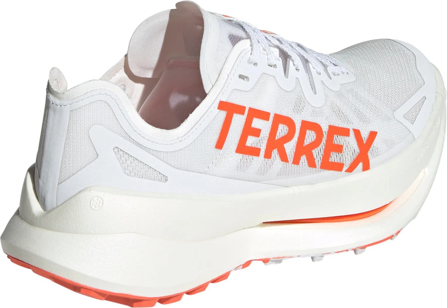 Dry Base Leather Touch adidas Terrex Agravic Speed Ultra Mens Trail Running Shoes - White