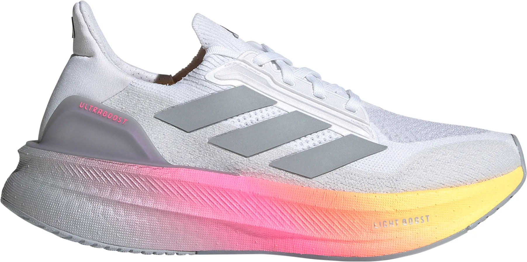 adidas Ultra Boost 5X Womens Running Shoes - White Strong Grip Modern