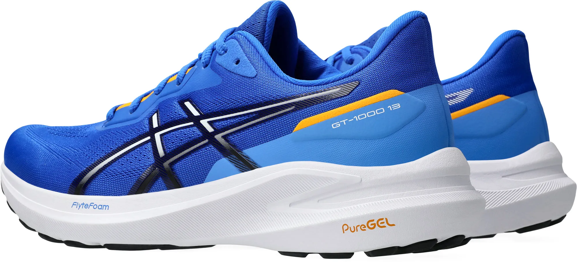 Gloss Mood Hill Walk Asics GT 1000 13 Mens Running Shoes - Blue