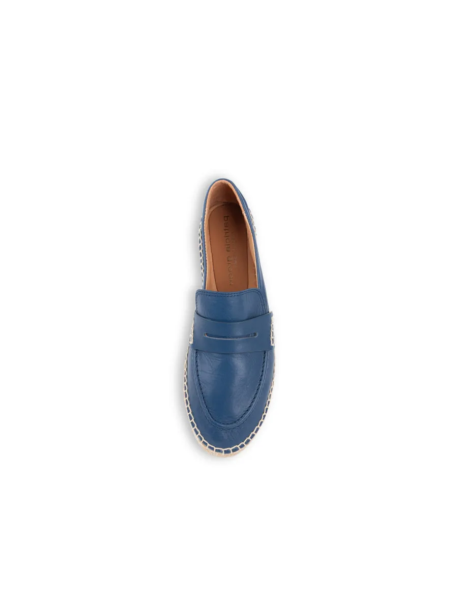 Queen Touch Sebastian Penny Loafer Slip On Espadrille