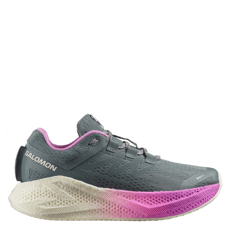 Salomon Women's Aeroglide 3 Running Shoes in Sedona Sage/Vanilla Ice/Cyclamen AW25 cushioned running pick long - distance running option