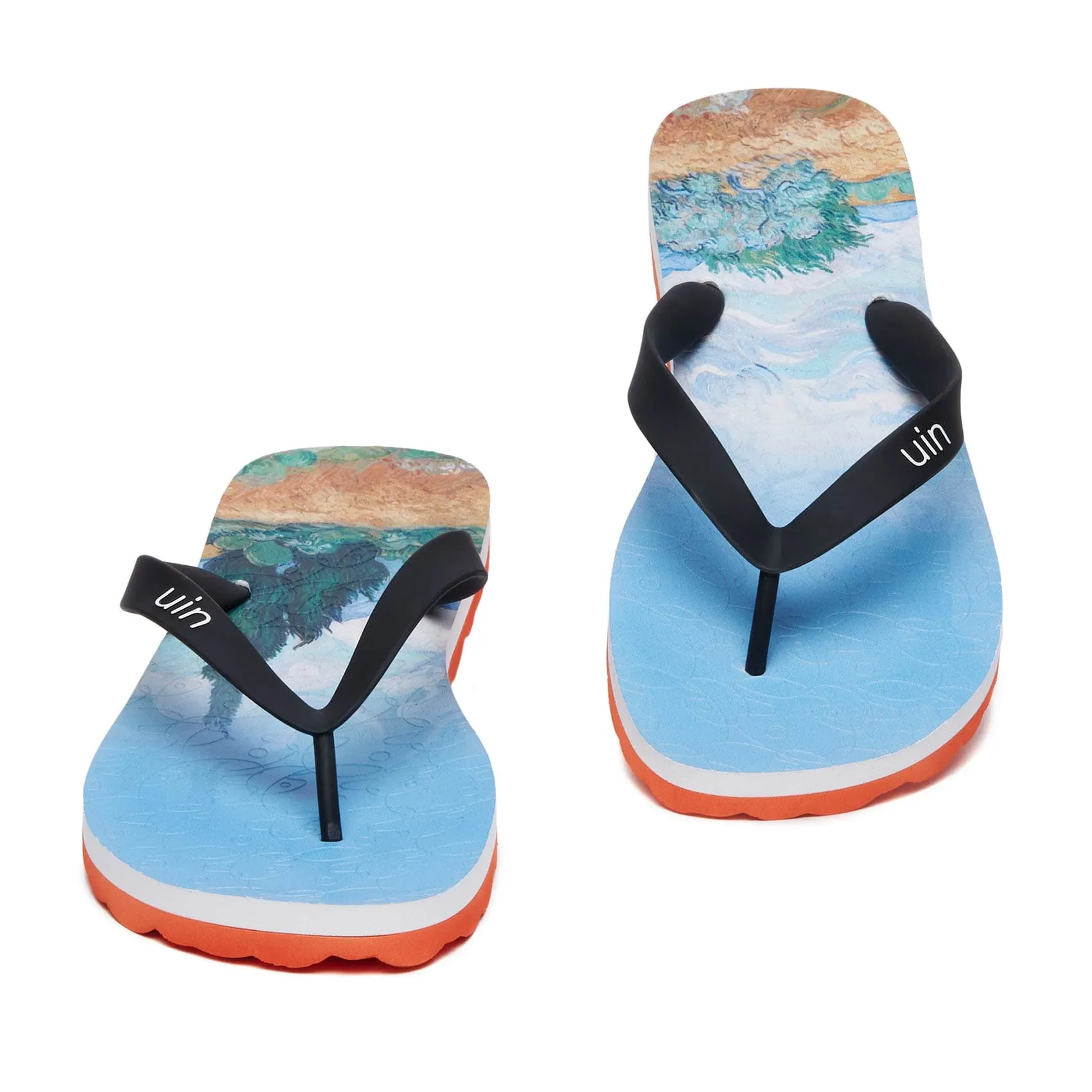 Poolside Vibe Van Gogh Wheatfield with Cypresses Blanes Men