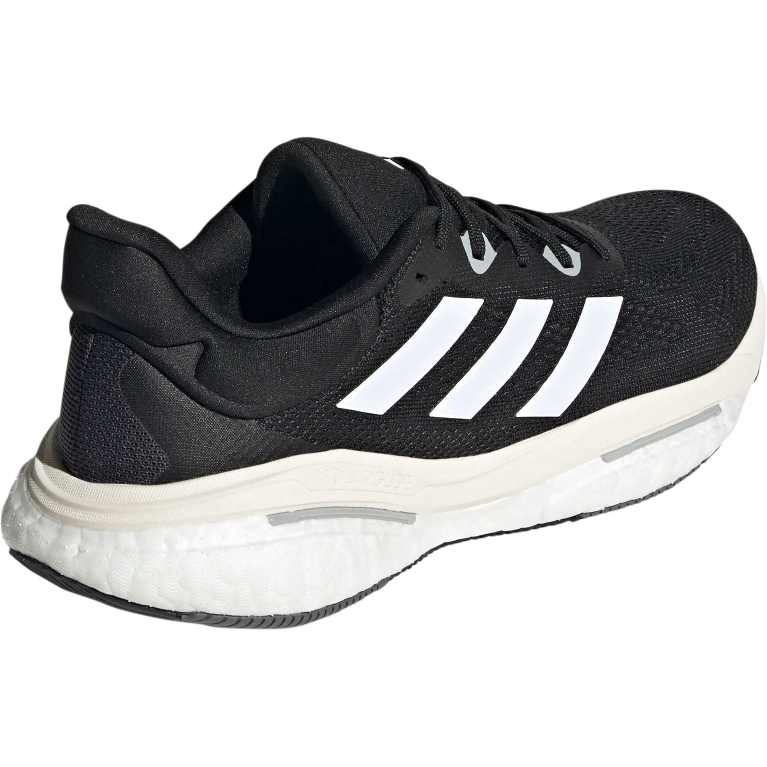 Elastic laces adidas SolarGlide 6 Mens Running Shoes - Black