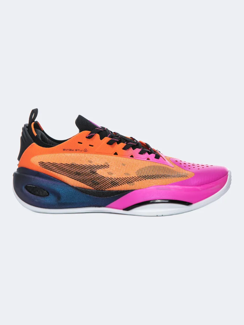 Erke Men Basketball Shoes Orange/Pink Proprioceptive Fit Tech