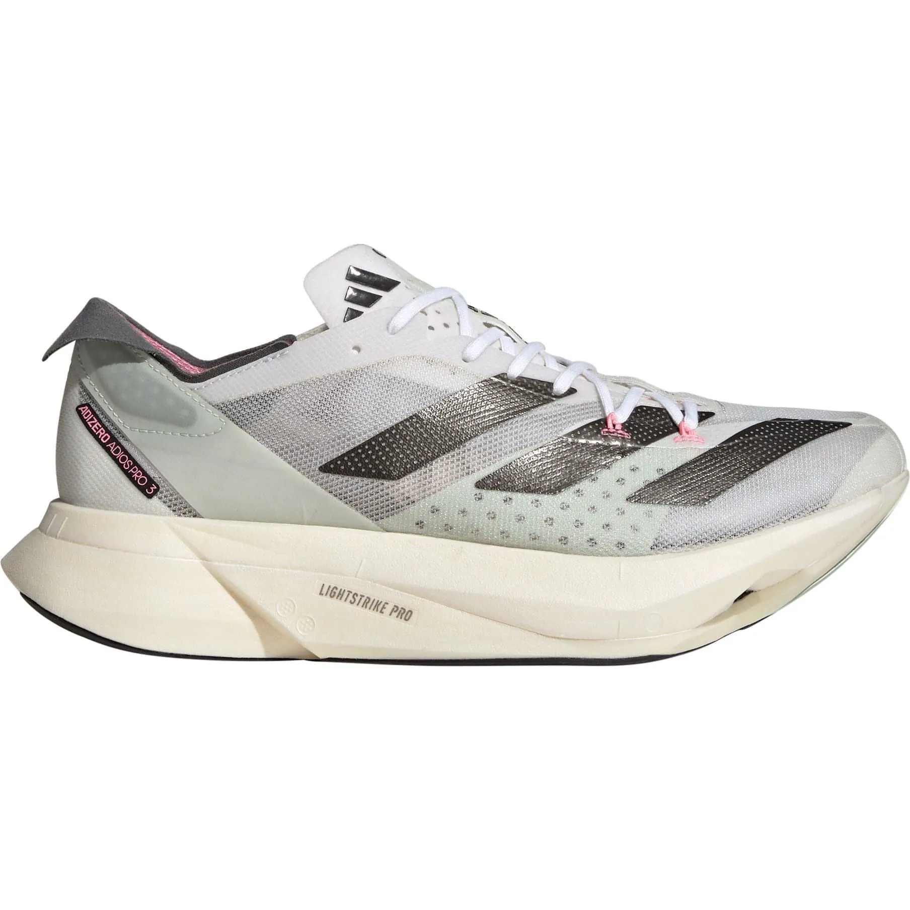adidas Adizero Adios Pro 3 Running Shoes - White Game Edge
