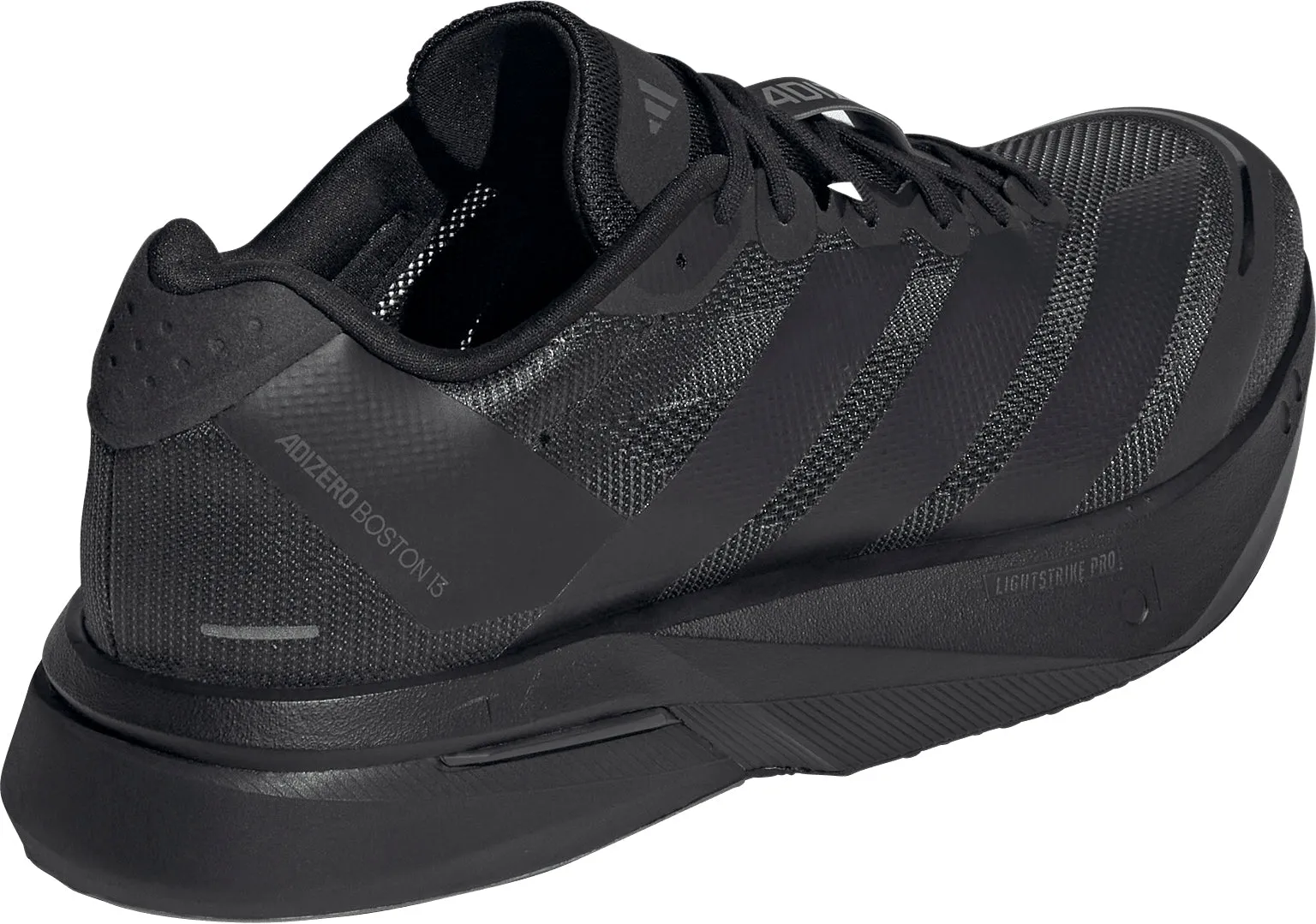 adidas Adizero Boston 13 Mens Running Shoes - Black Timeless Fit