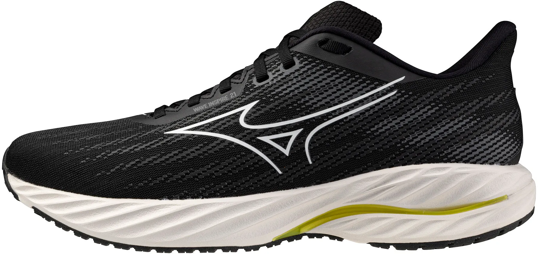 Mizuno Wave Inspire 21 Mens Running Shoes - Black Festival Vibe Island Vibe