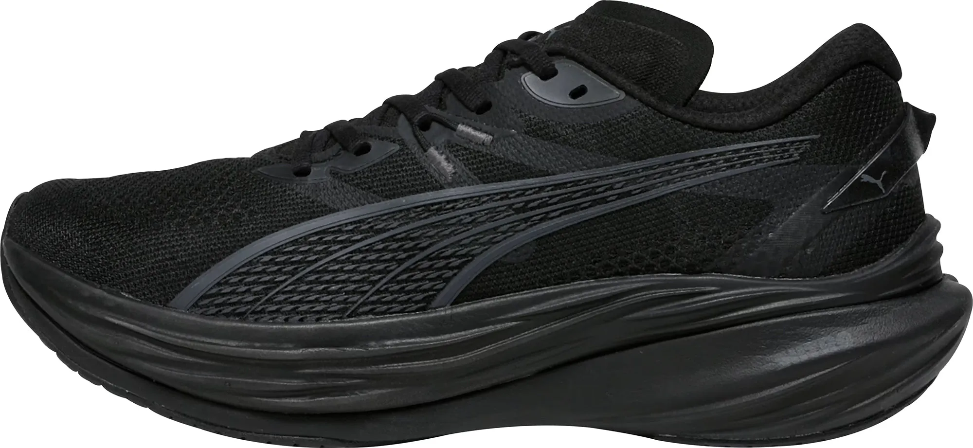 Elastic laces Puma Deviate Nitro 3 WIDE FIT Mens Running Shoes - Black