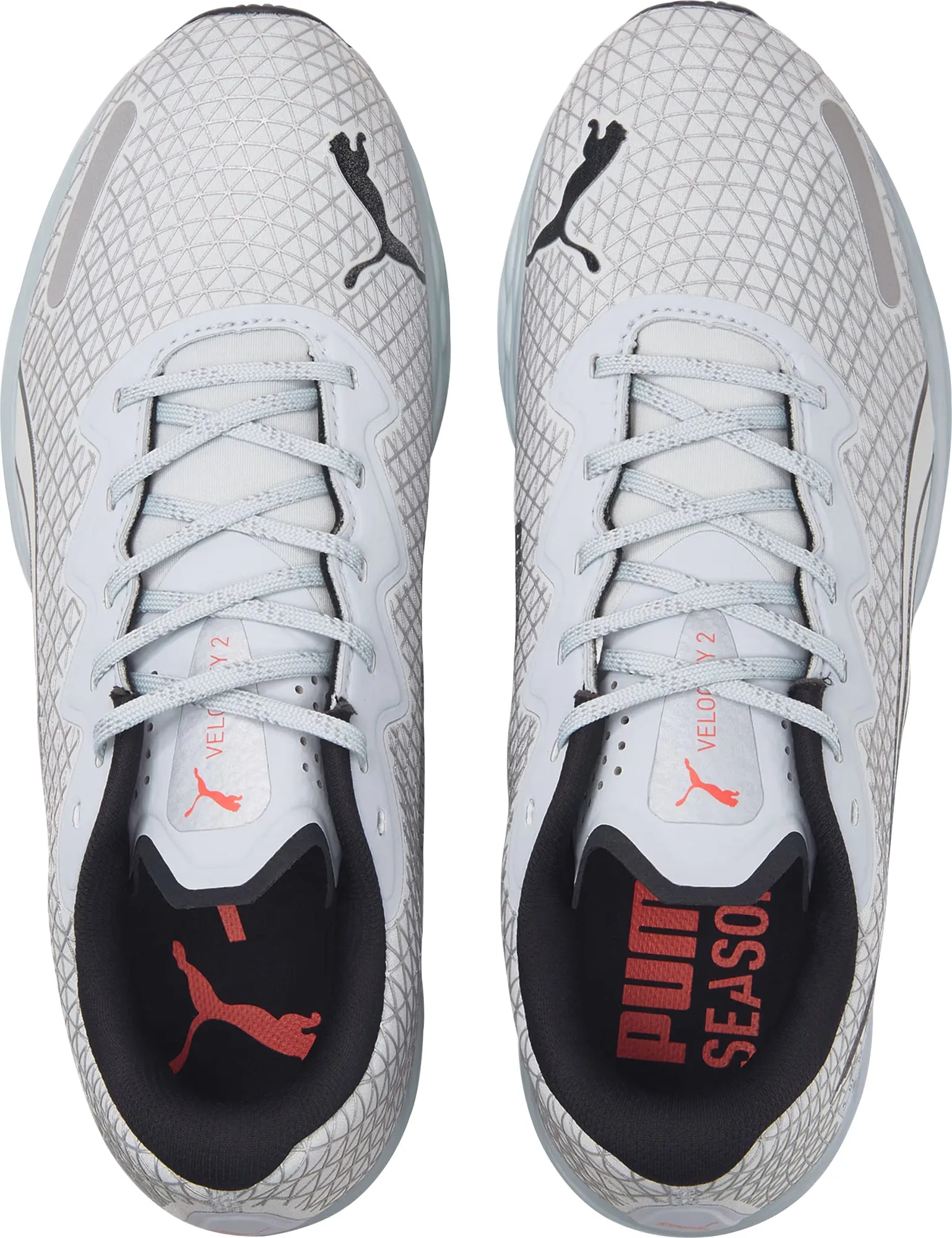Puma Velocity Nitro 2 GORE-TEX Mens Running Shoes - Grey Cushioned Base Work Commute Scandi Clean