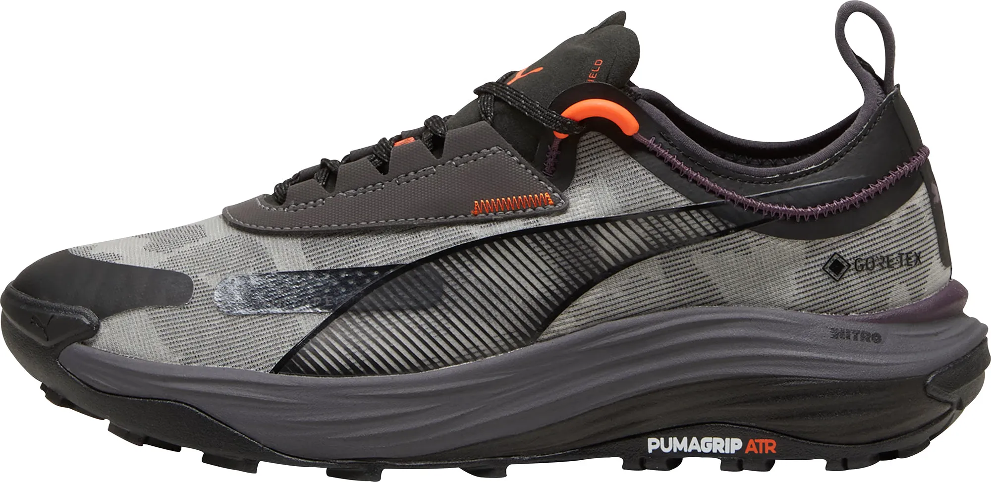 Puma Voyage Nitro 3 GORE-TEX Mens Trail Running Shoes - Grey Velvet Rich Anti Slip