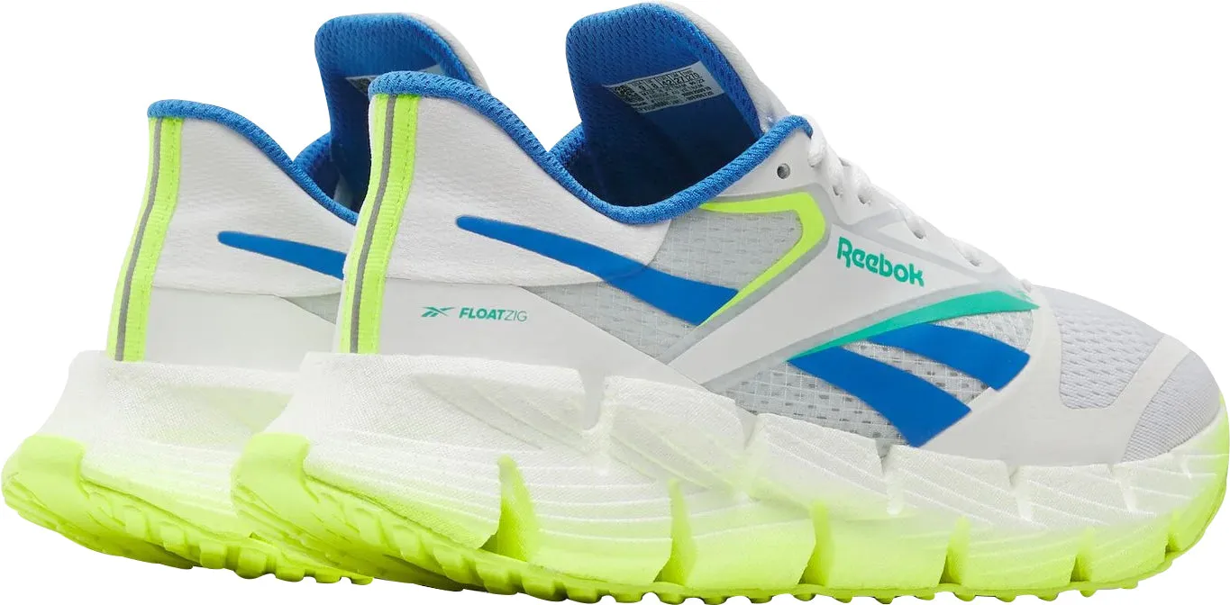 Supportive Reebok FloatZig 1 Mens Running Shoes - White