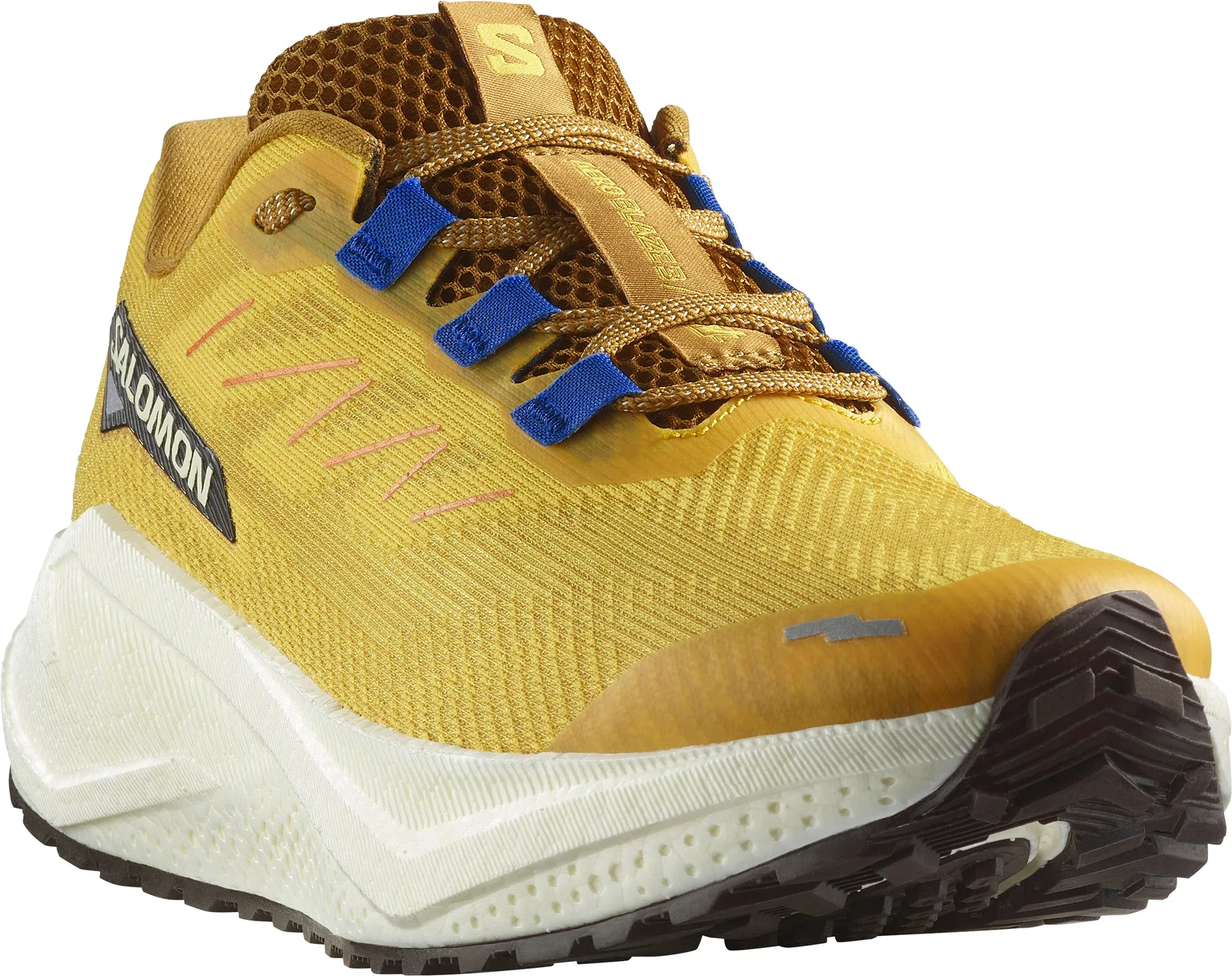 Pearl Shine Breath Fresh Salomon Aero Blaze 3 GRVL Mens Trail Running Shoes - Yellow