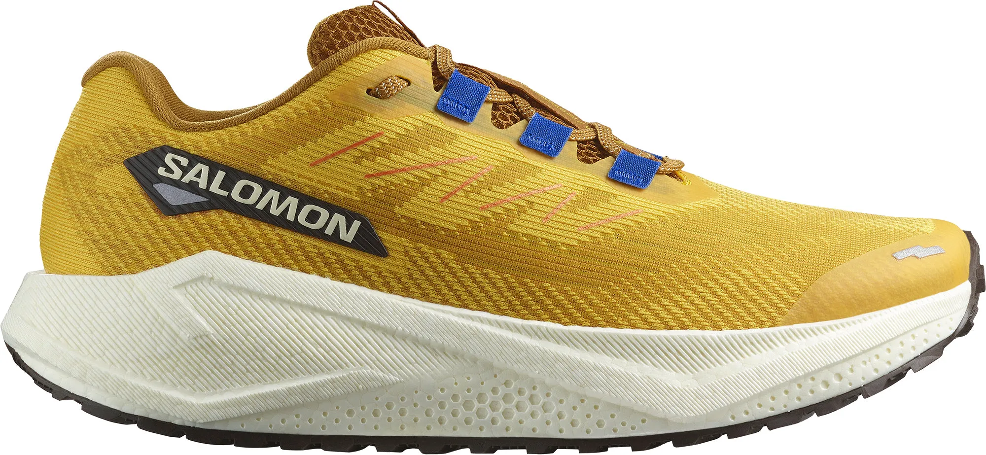 Salomon Aero Blaze 3 GRVL Mens Trail Running Shoes - Yellow Mono Style Foam Lining Trail Running