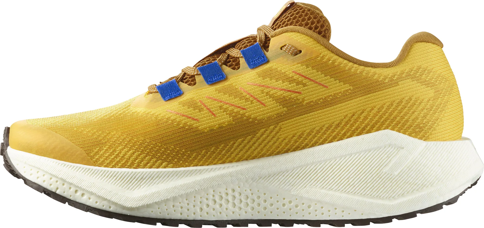 Dry Base Salomon Aero Blaze 3 GRVL Mens Trail Running Shoes - Yellow