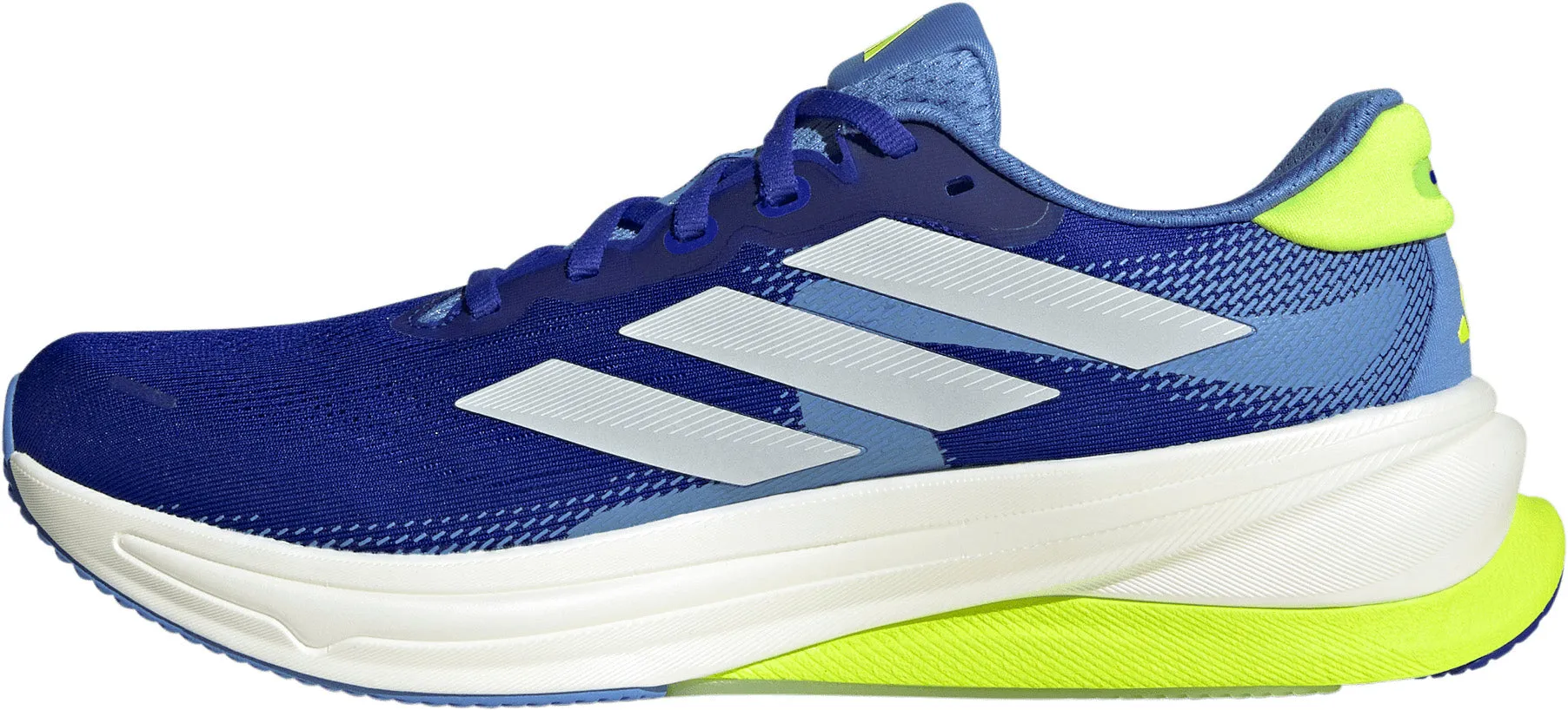 Lightweight Form Rainy Day adidas Supernova Solution 2 Mens Running Shoes - Blue