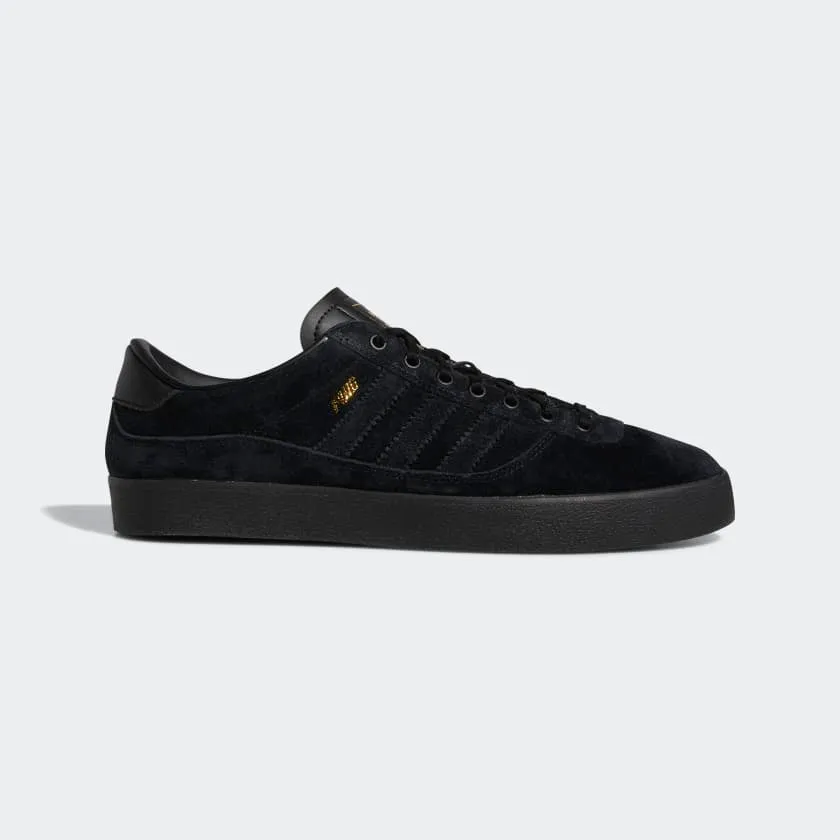 Adidas Skateboarding Puig Indoor Skate Shoes - Core Black/Core Black/Gum Skater Performance Fit