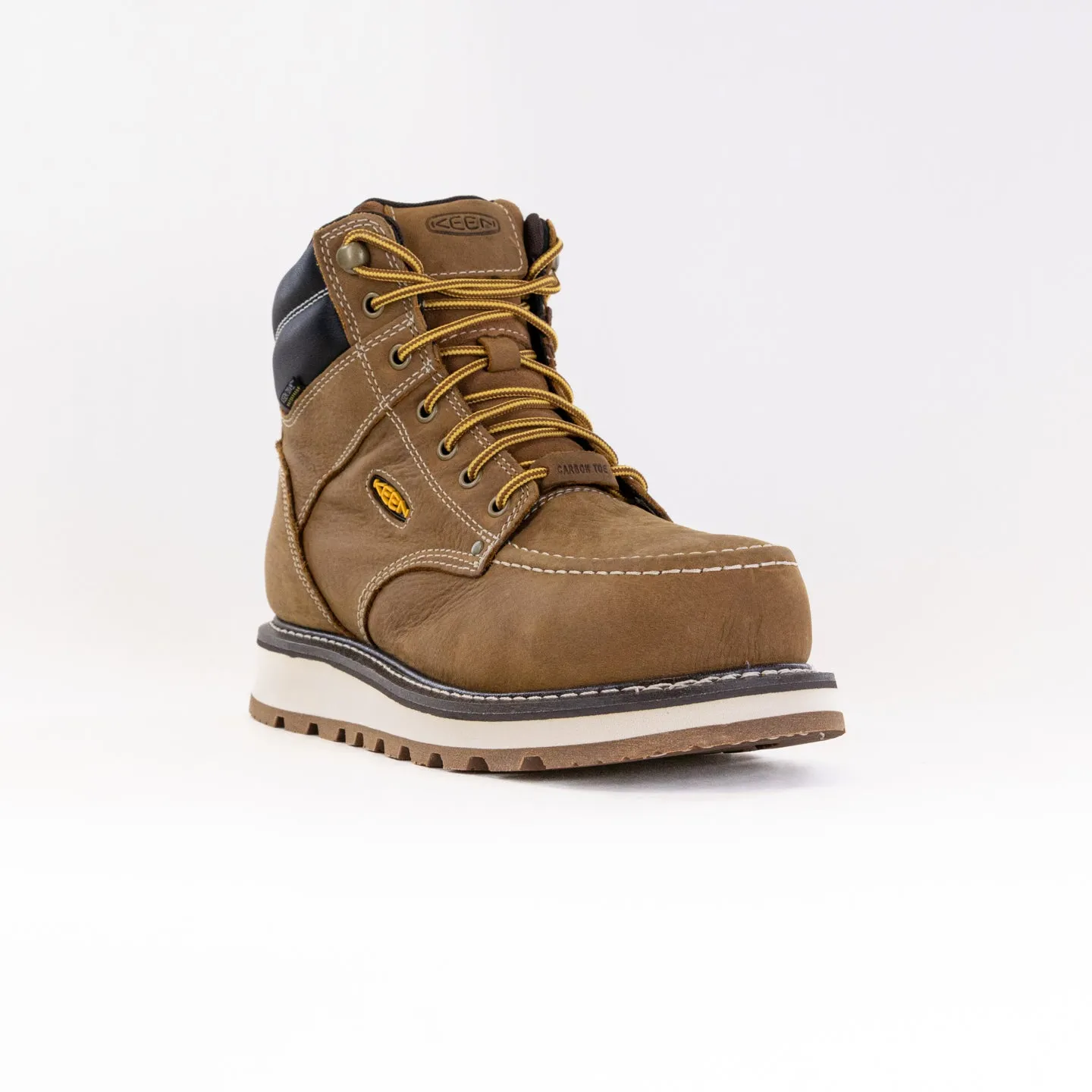 Daily Wear Boots Open Toe Evening Pumps KEEN Utility Cincinnati 6" Waterproof Boot - Carbon Toe (Men's) - Belgian/Sandshell