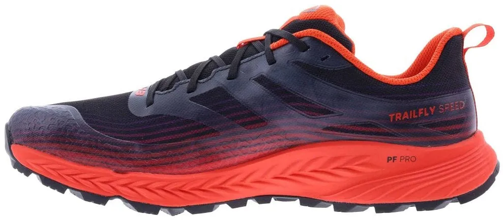 Inov8 TrailFly Speed WIDE FIT Mens Trail Running Shoes - Black Peak Step