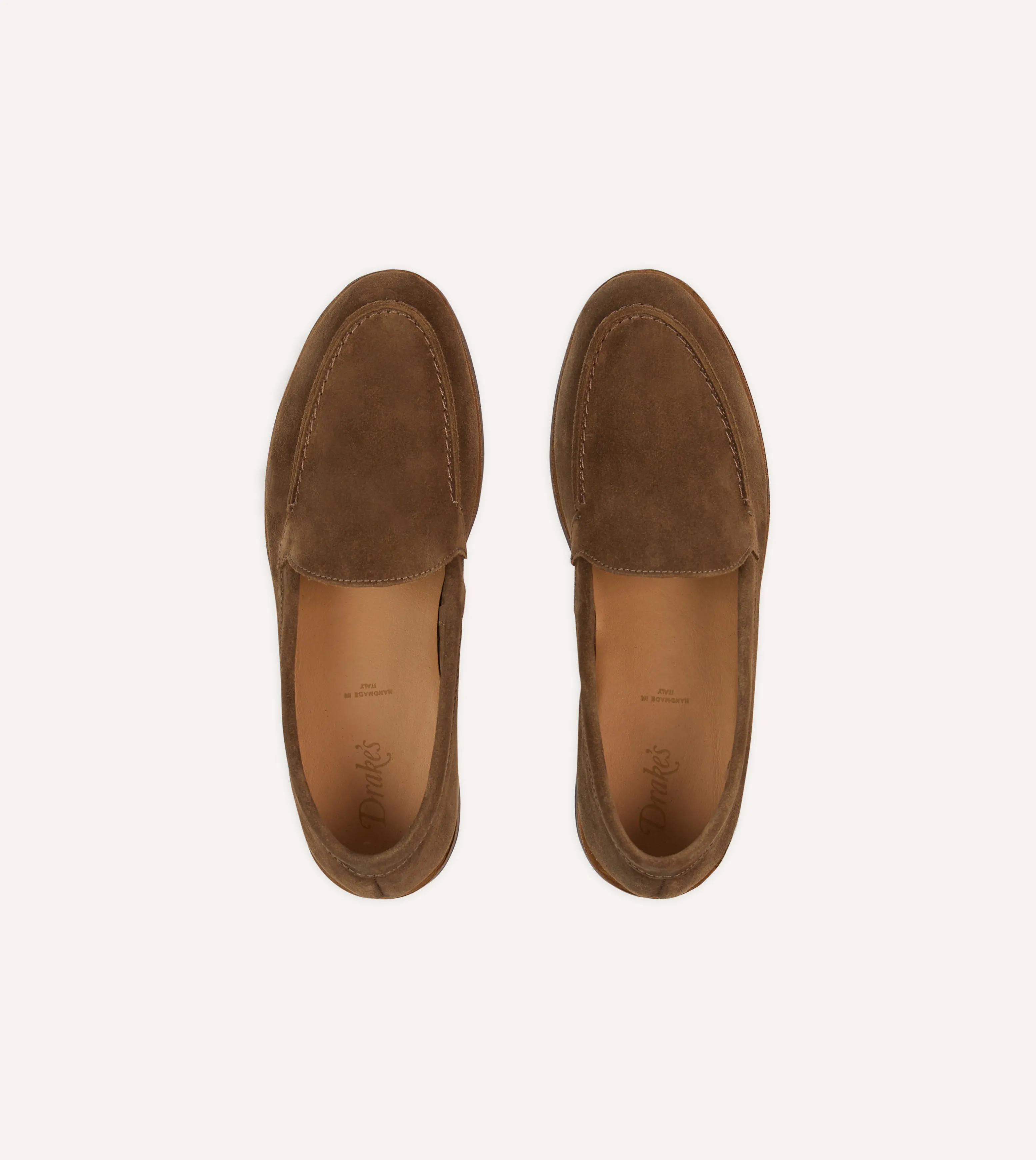 Light Brown Suede Henri Summer Loafer Action Ready