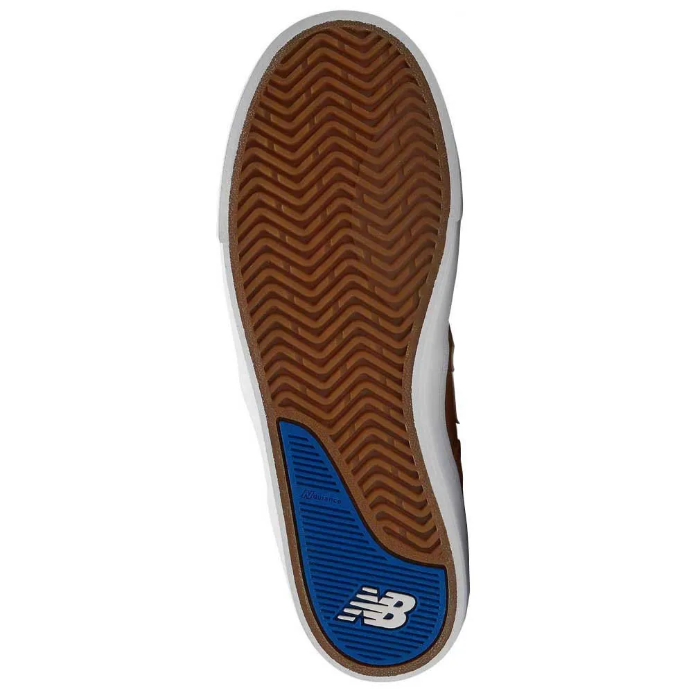 Shock Barrier New Balance Numeric 306 Jamie Foy Skateboard Shoe - Brown/White