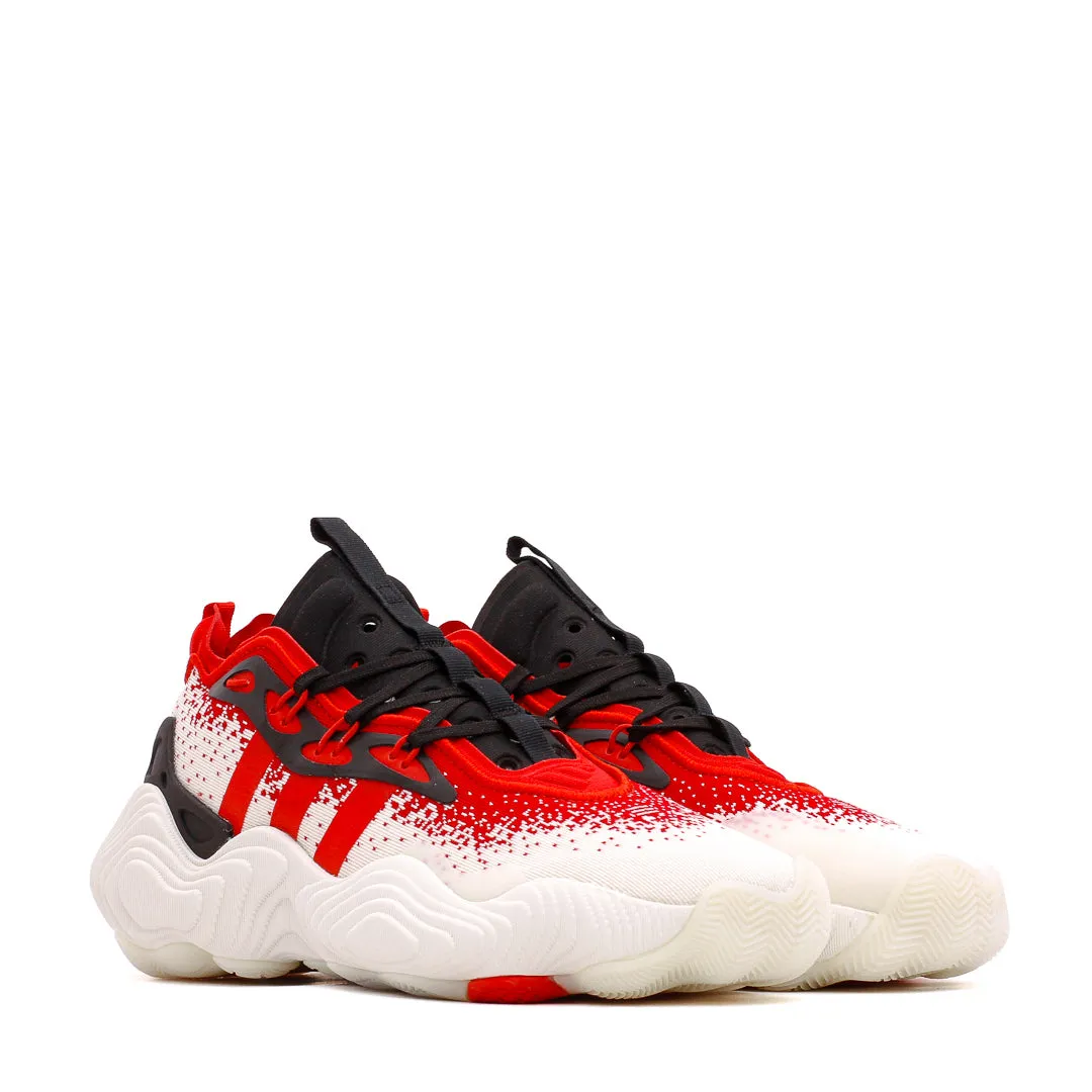 Adidas Basketball Men Trae Young 3 White Red IE2704 Reinforced Sides Energy Transfer
