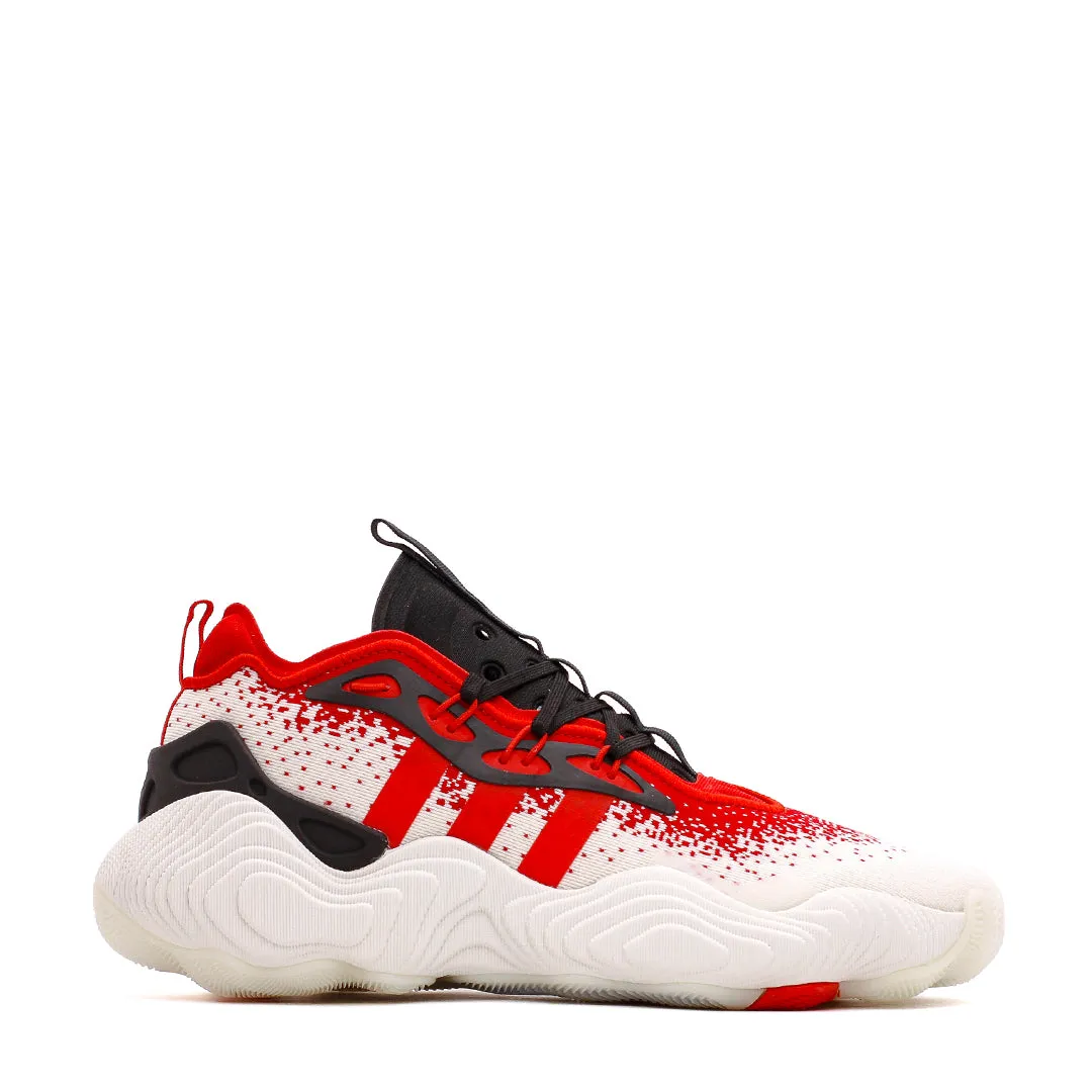 Padded Heel Play Mode Fit Adidas Basketball Men Trae Young 3 White Red IE2704