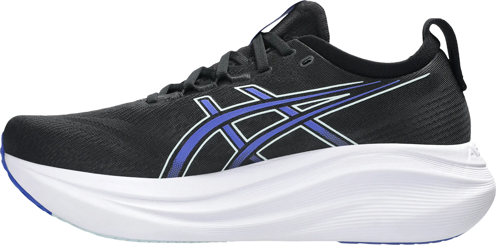 Asics Gel Nimbus 27 Mens Running Shoes - Black World Walk