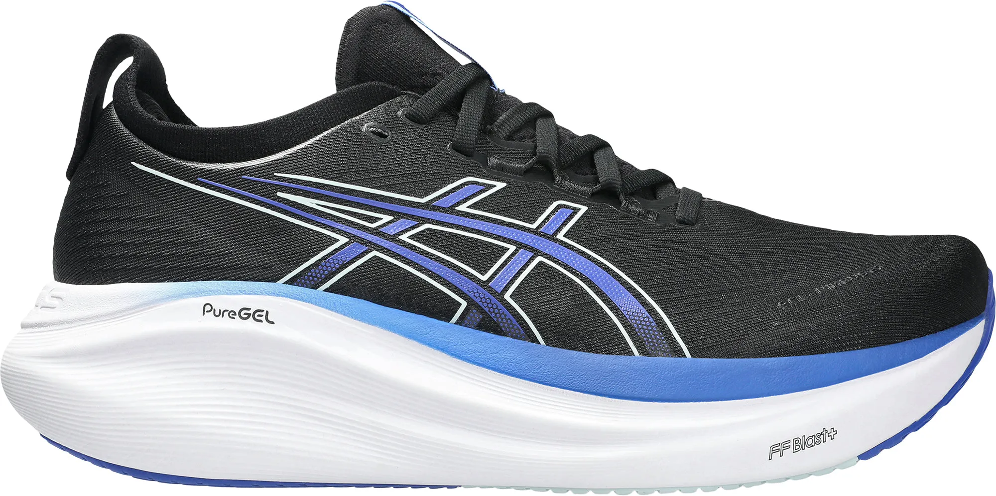 Asics Gel Nimbus 27 Mens Running Shoes - Black Brave Walk