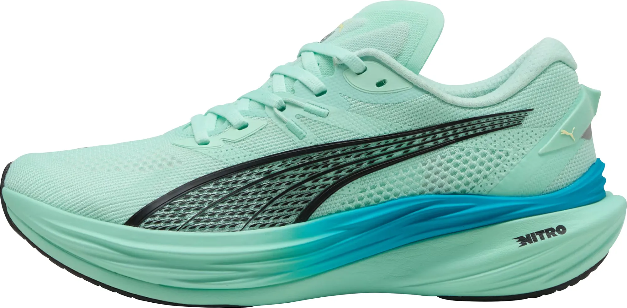 Royal Mood Workout Puma Deviate Nitro 3 Mens Running Shoes - Green