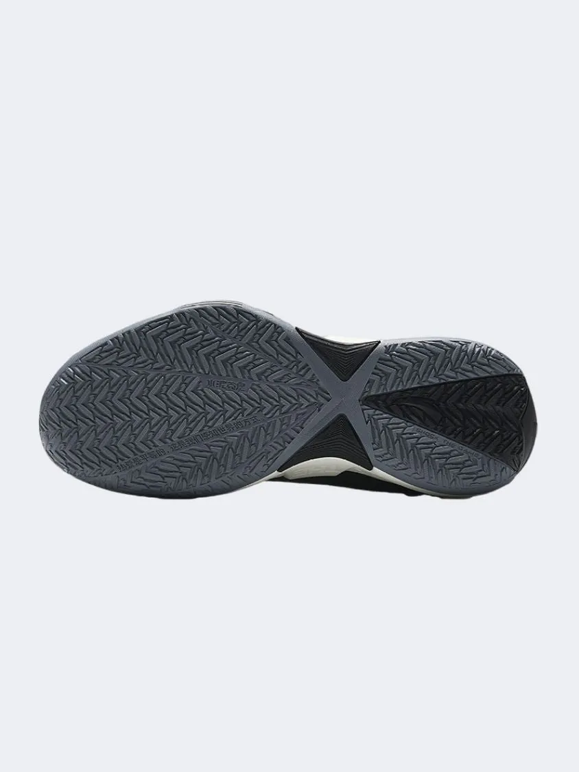 Lightweight Midsole Technology Anta Attack Men Basketball Shoes Black/Ivory White