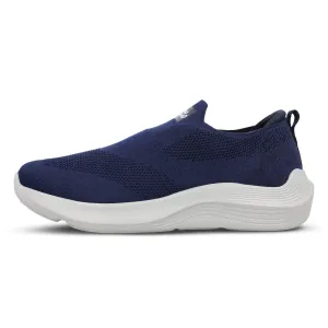 Walkaroo Men Pull-on Belly Shoes - WS9539 Navy Blue Active Wear Shoes