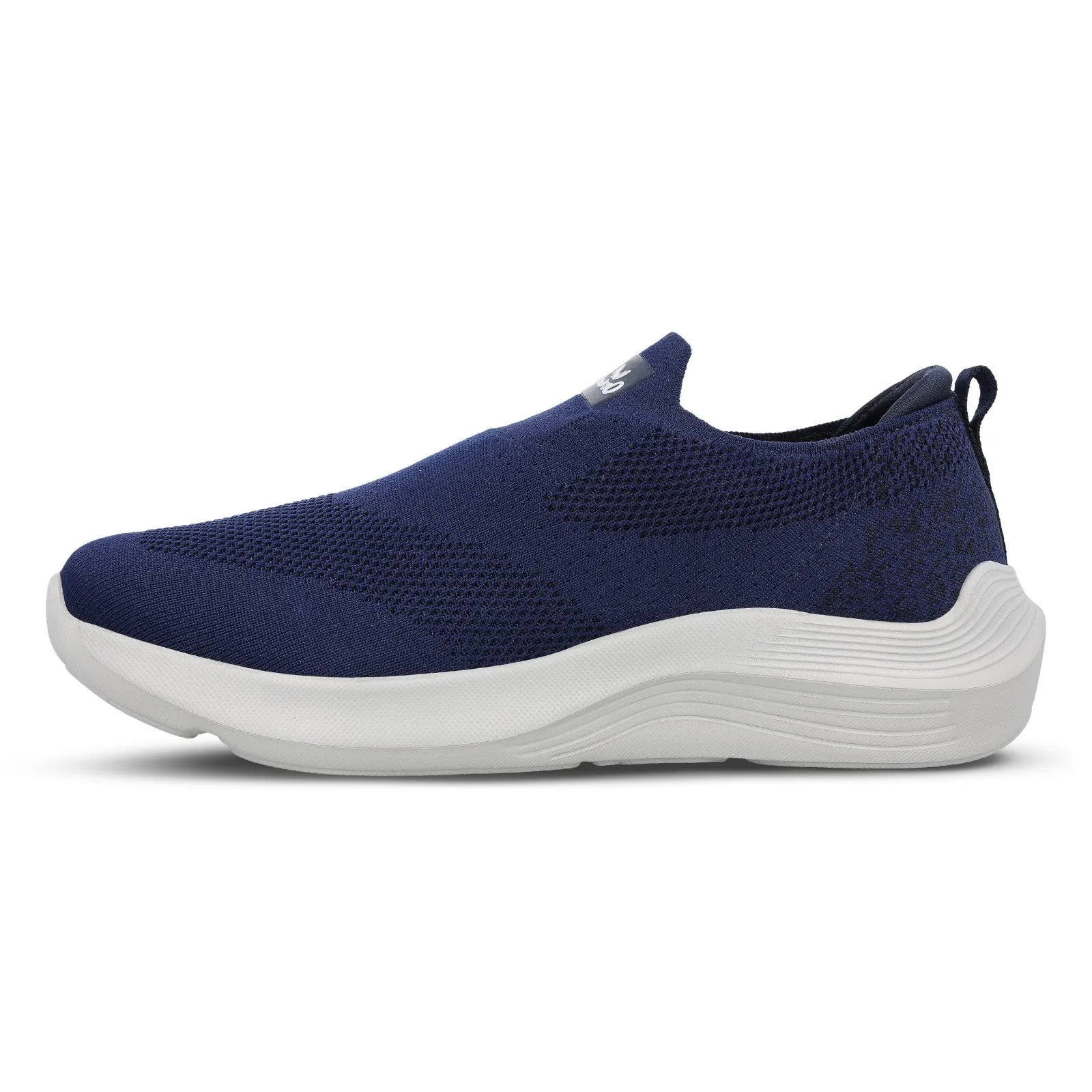 Walkaroo Men Pull-on Belly Shoes - WS9539 Navy Blue Active Wear Shoes