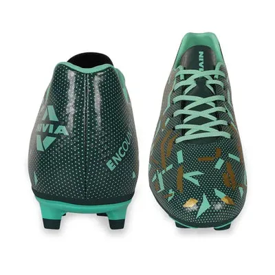 Nivia Encounter 10 Football Shoes for Men (Green) Game Drive