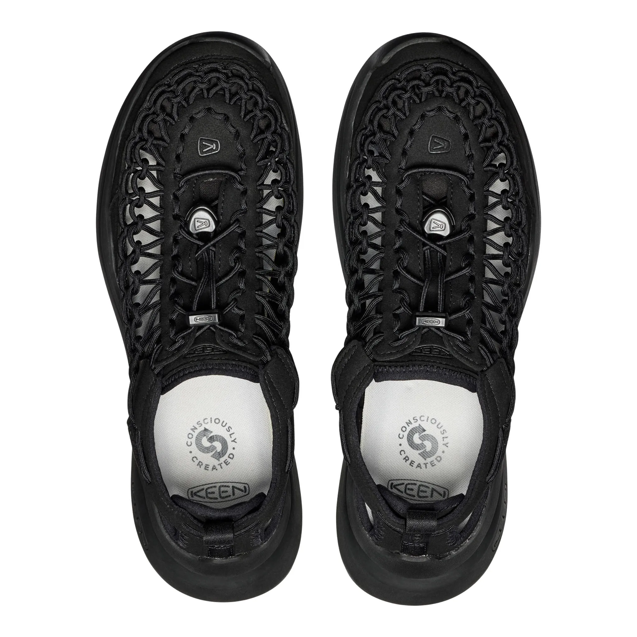 Adjustable Fit Men's UNEEK WK Sneaker Black/Black