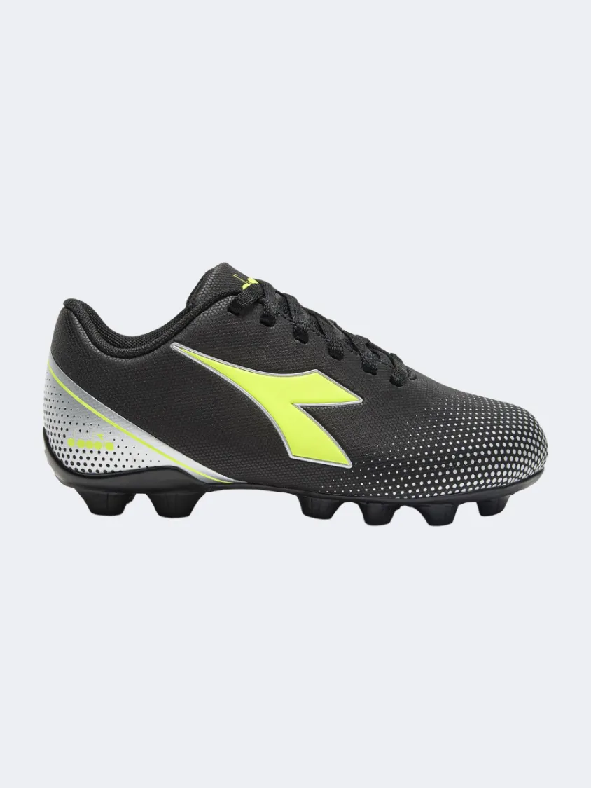 Diadora Pichichi 7 Md Gs-Boys Football Shoes Black/Silver Insole Foam