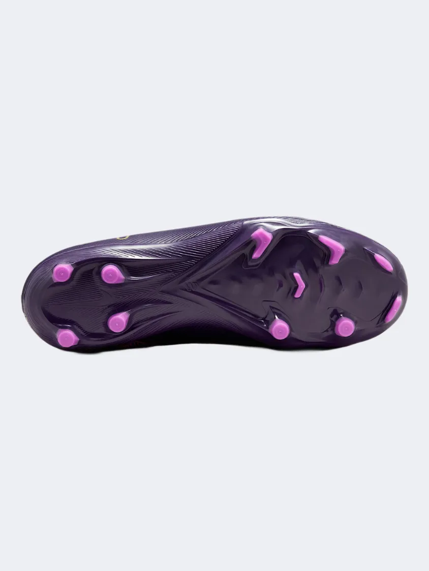 Cushion Support Fitness Mode Nike Jr. Mercurial Vapor 16 Academy Kylian Mbappe Tf Gs-Unisex Football Shoes Purple/Ivory