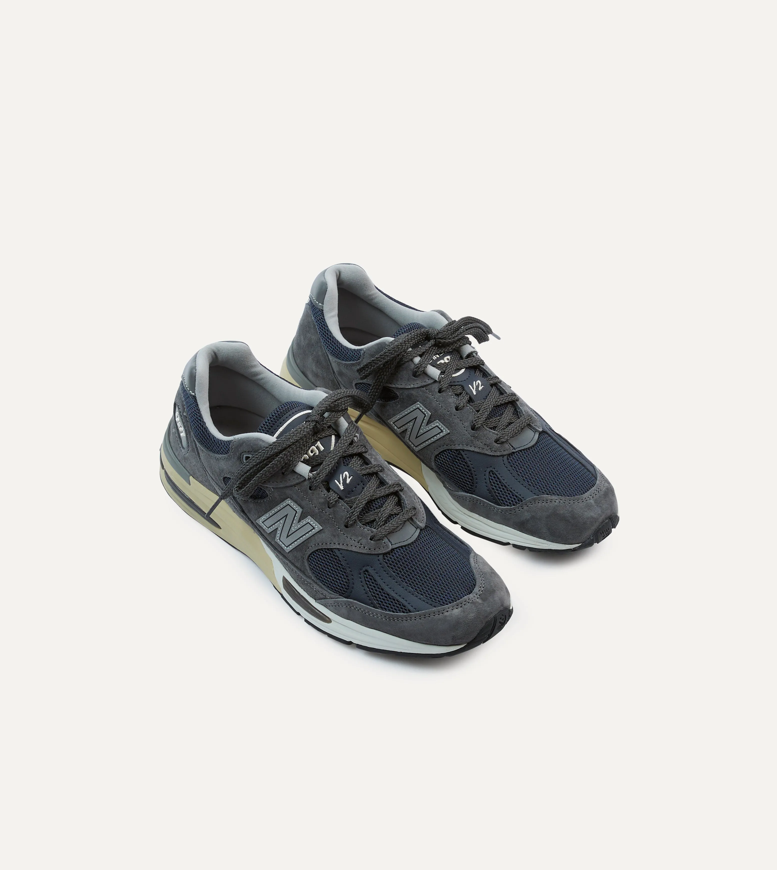 New Balance Dark Gull Grey Made in UK 991v2 Trainers Cactus Cool School Style