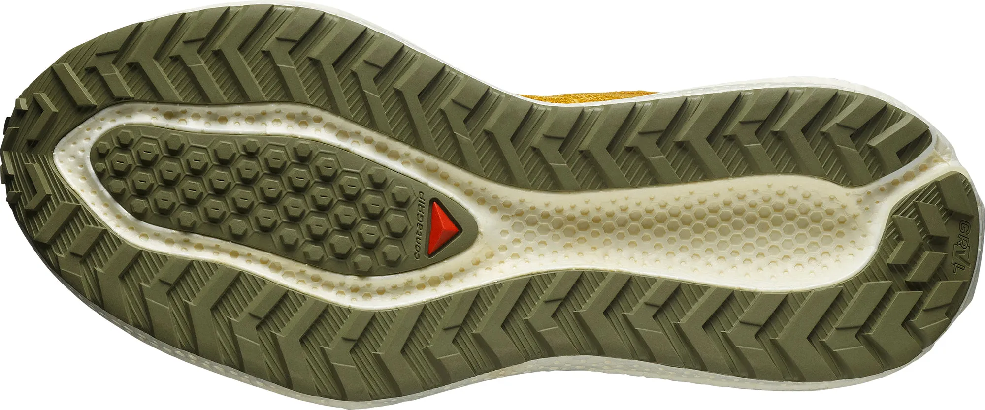 Salomon Aero Glide 3 GRVL Mens Trail Running Shoes - Yellow Comfort Ring Walk