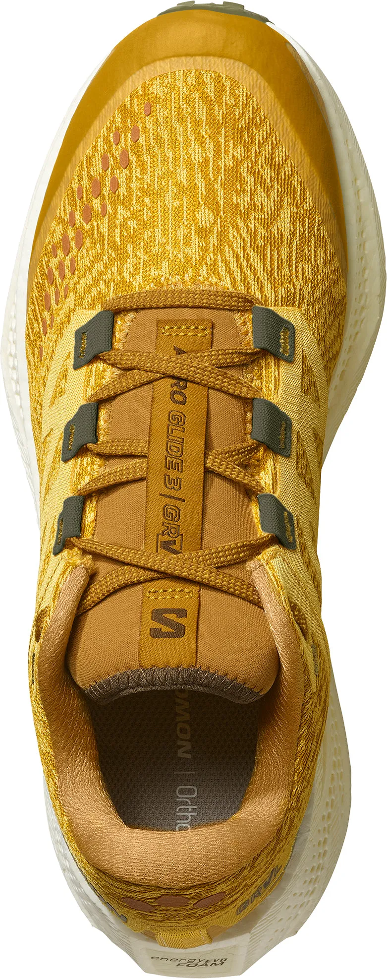 Salomon Aero Glide 3 GRVL Mens Trail Running Shoes - Yellow Bold Neon Firm Lock