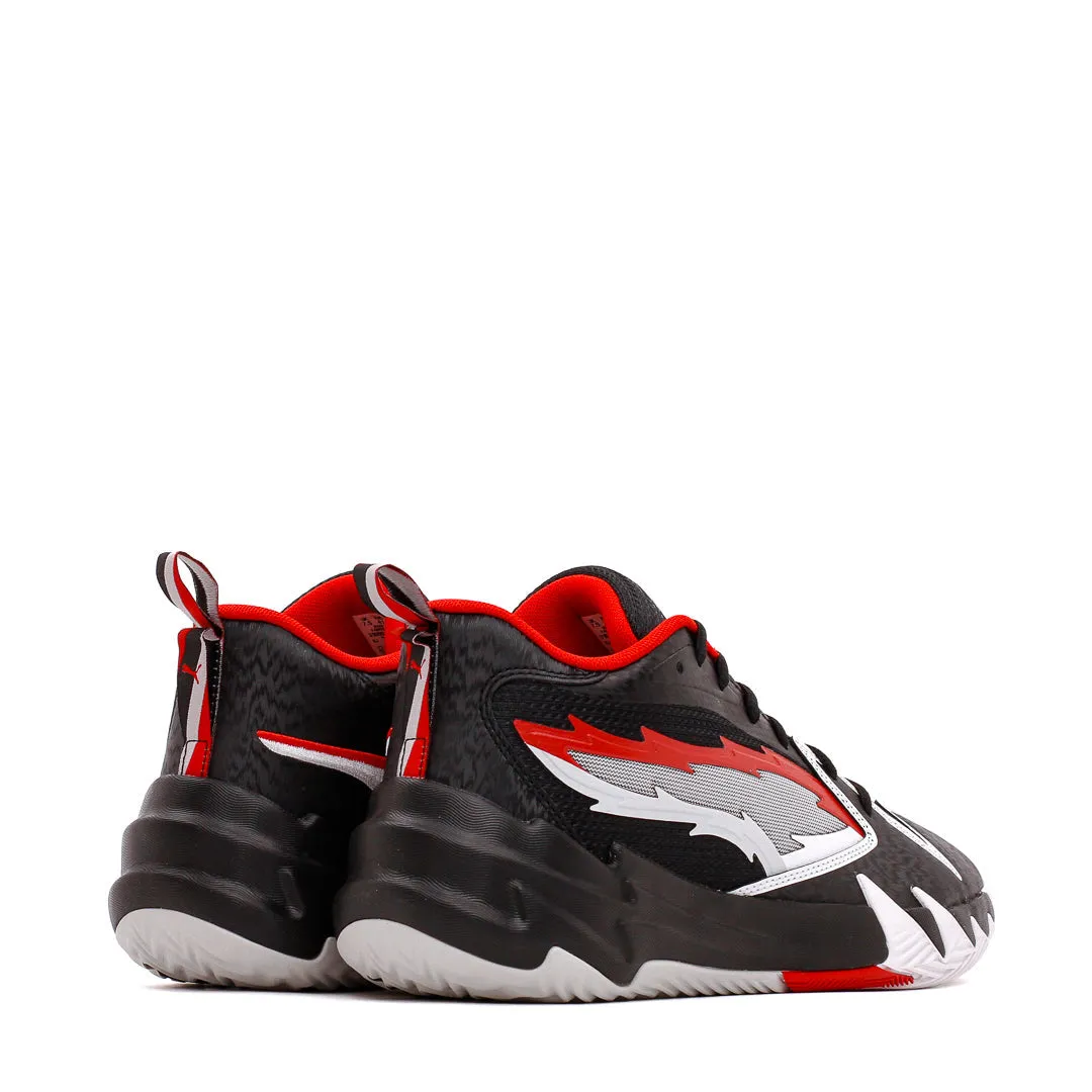 Puma Basketball Men Scoot Zeros O.D.D. CITY Black 310901-01 Micro Grip Traction Nodes Ergonomic Lacing Configuration