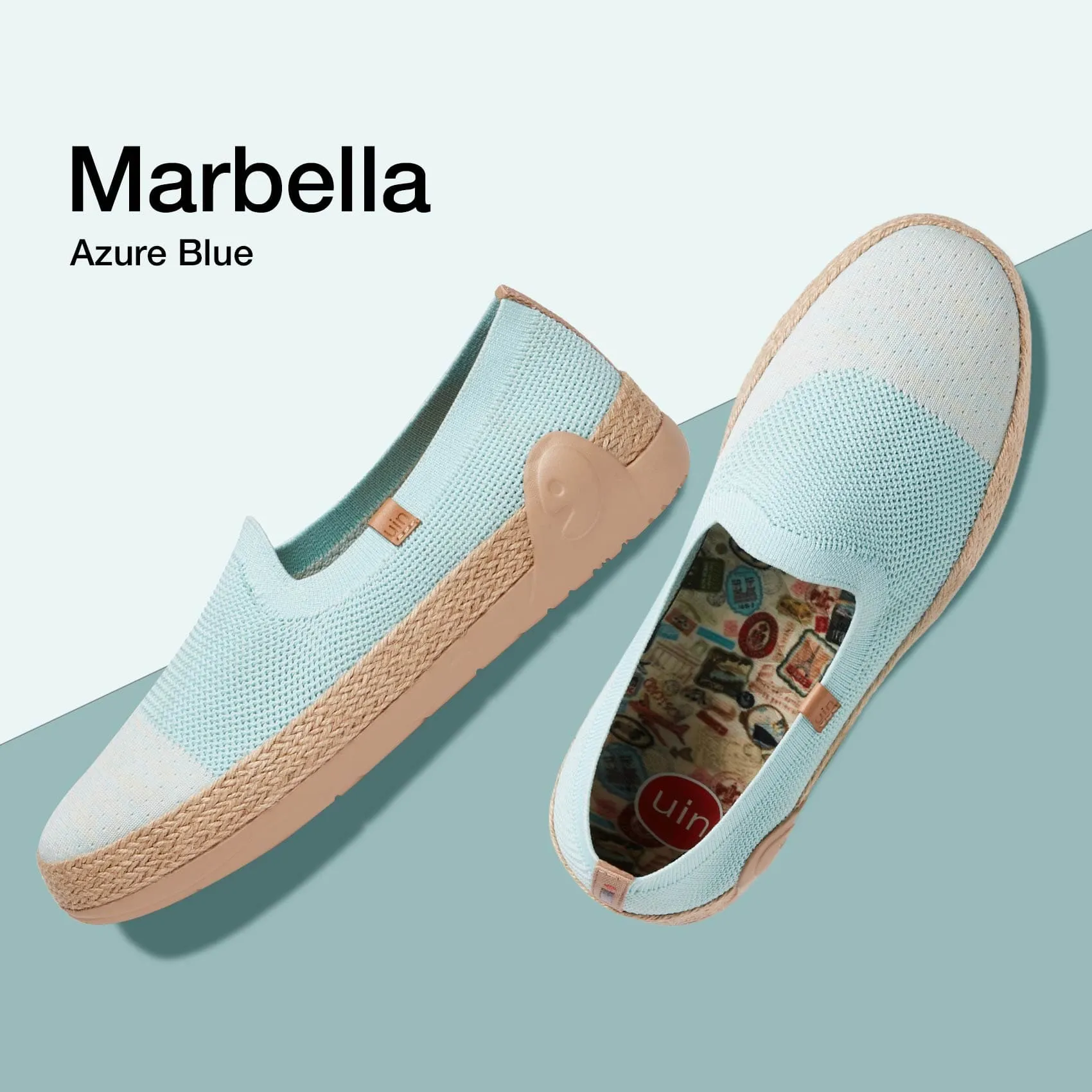 Comfortable Fitment Azure Blue Marbella II Women