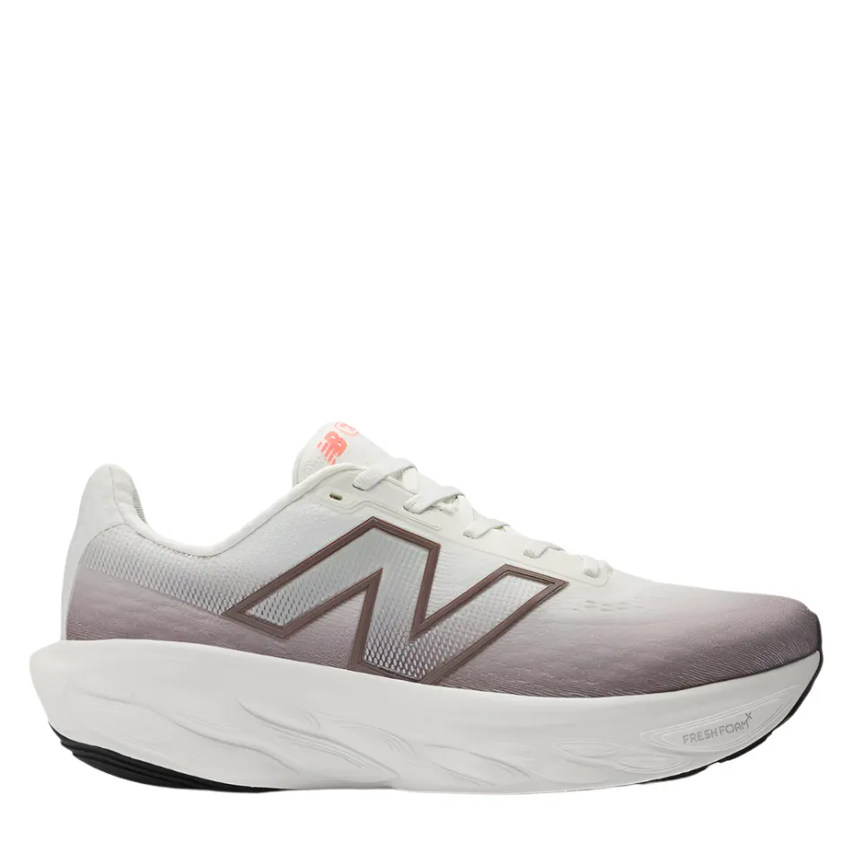 gel sole shoes night - running shoes New Balance Men's 1080 V14 Running Shoes in Earth Shadow with Reflection and Urgent Red AW25