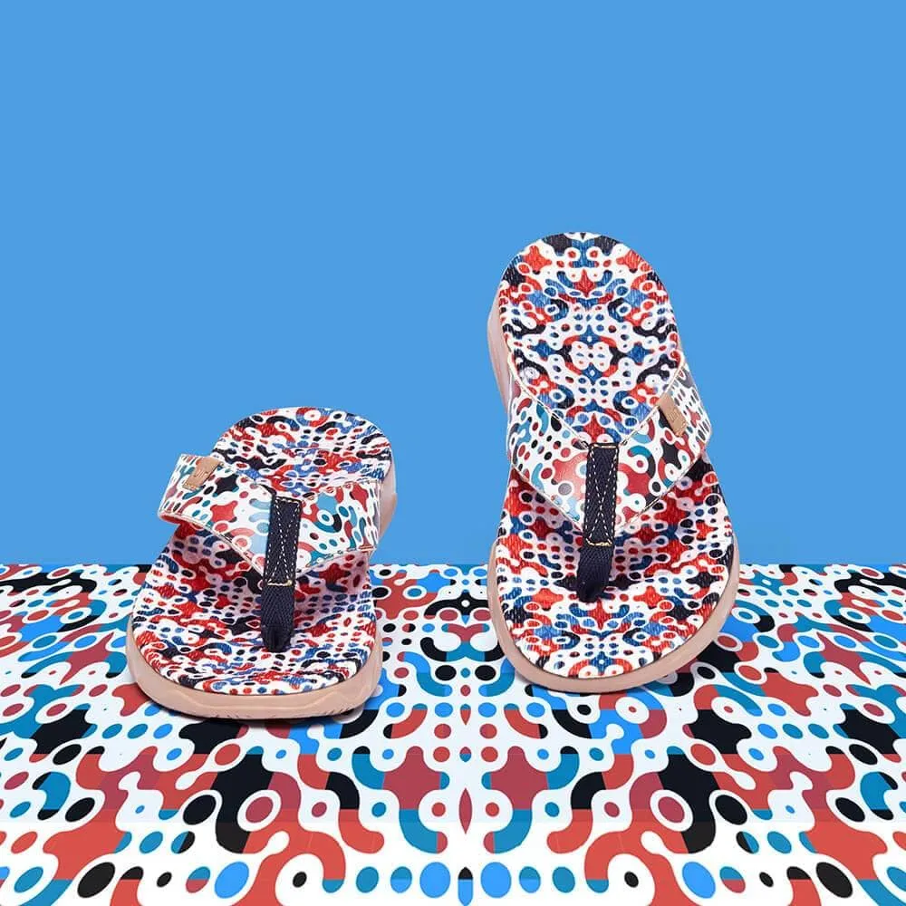 Holiday Feet Soft Step Jumble Women Majorca Flip Flops