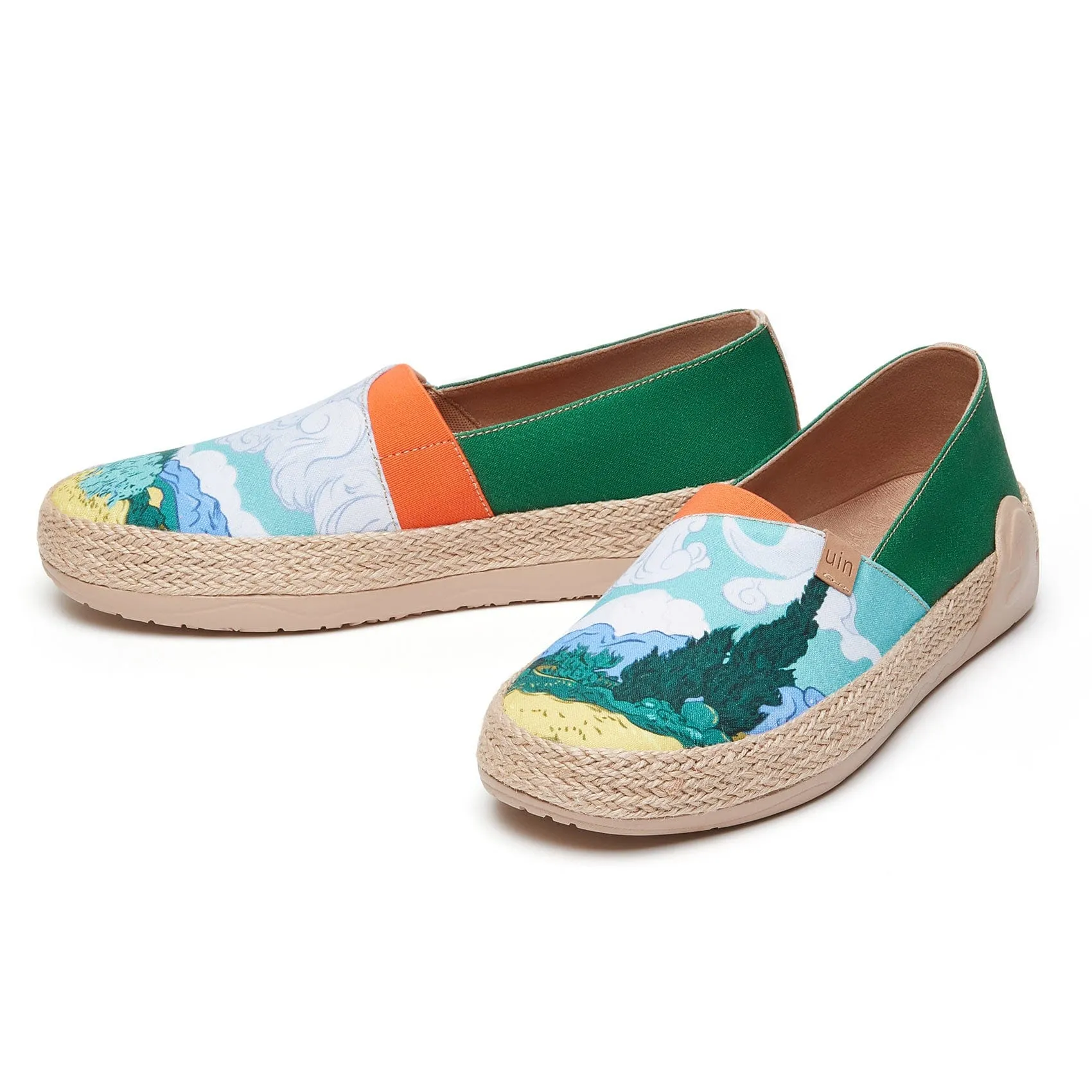 Busy Lifestyle Van Gogh Wheatfield with Cypresses Marbella I Men