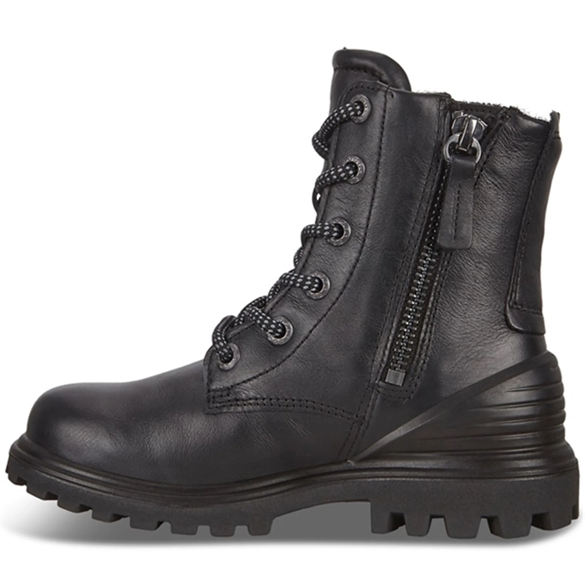 Ecco Tredtray K Mid-Cut Boot Black Snow Explorer Boots Snow Outdoor Snow Boots